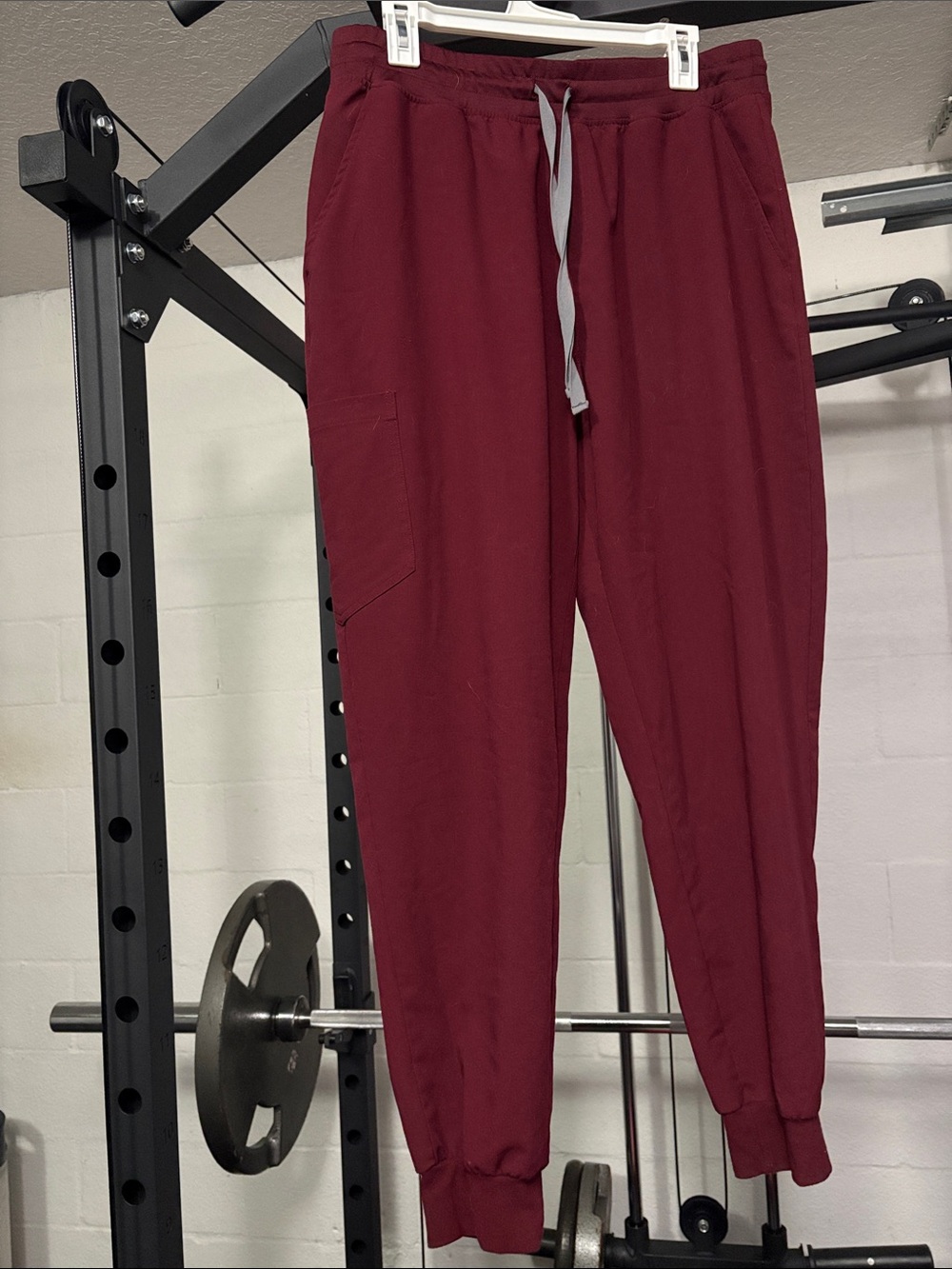 32 Degrees Jogger Scrub Pants In Wine